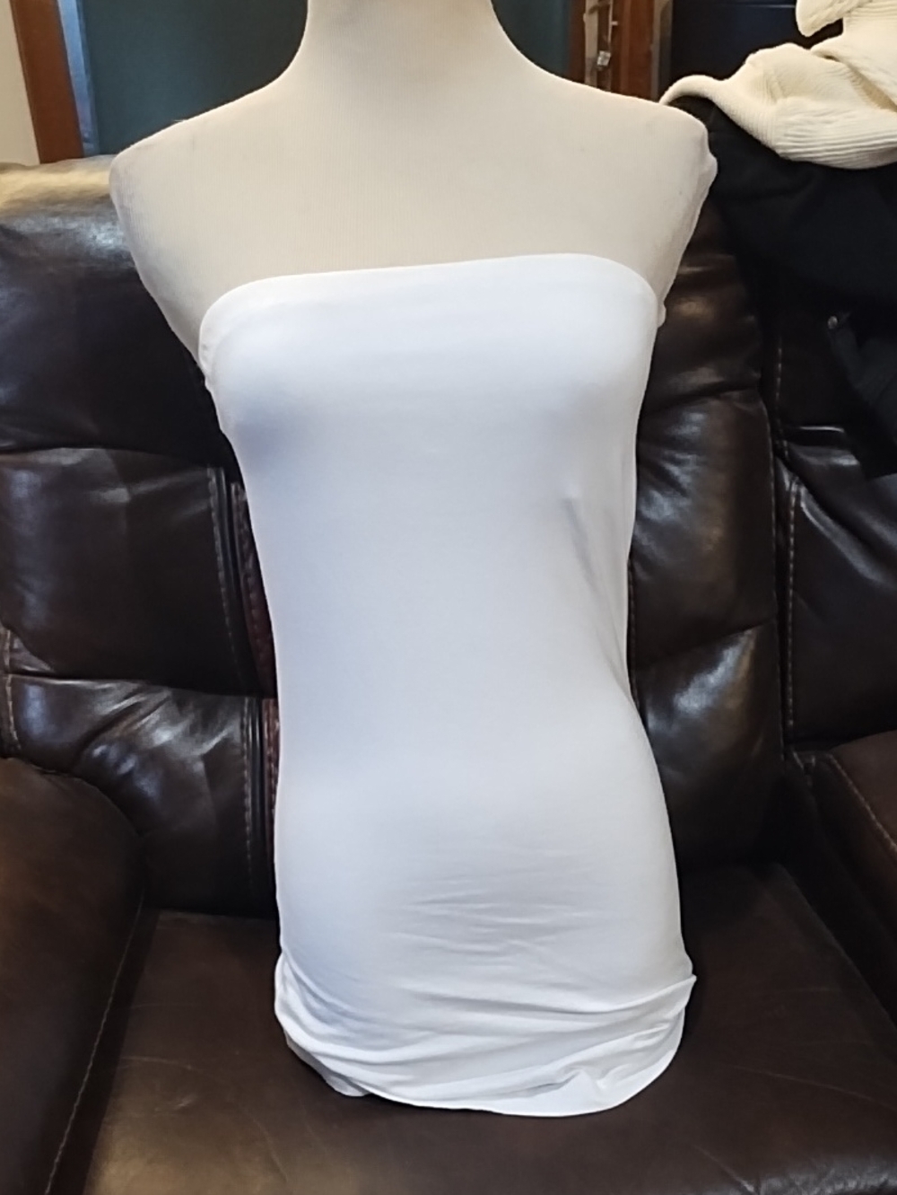 Rue21 White Strapless Tube Camisole